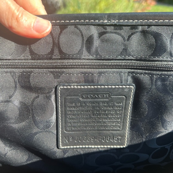 Vintage Coach Leather Attache Messenger Bag F06457 - Picture 4 of 5